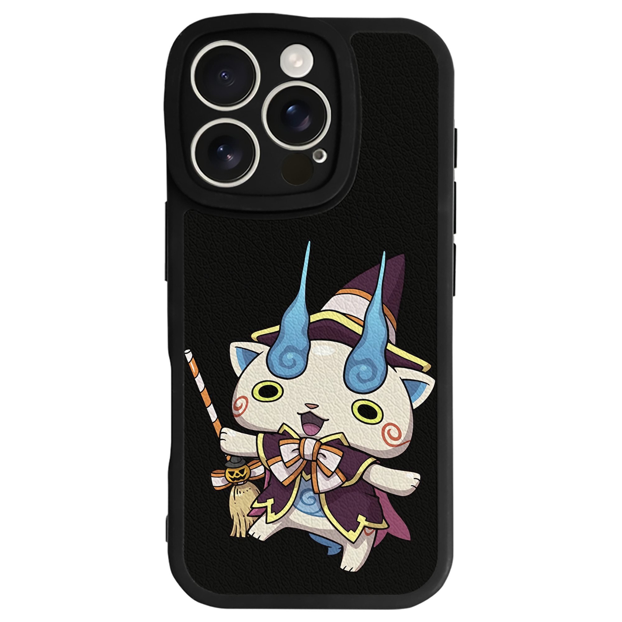 （画像用） 妖怪ウォッチ Yo-kai Watch 【iPhone 16シリーズ対応】シリコンスマホケース（レザー調） 材質：シリコン